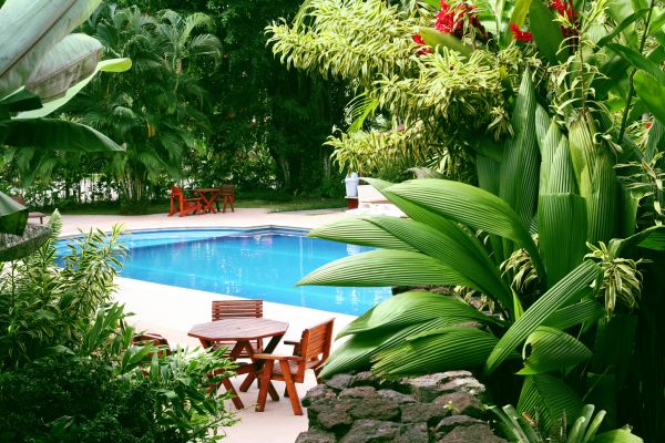 Pool Area Landscaping in Coeur D Alene